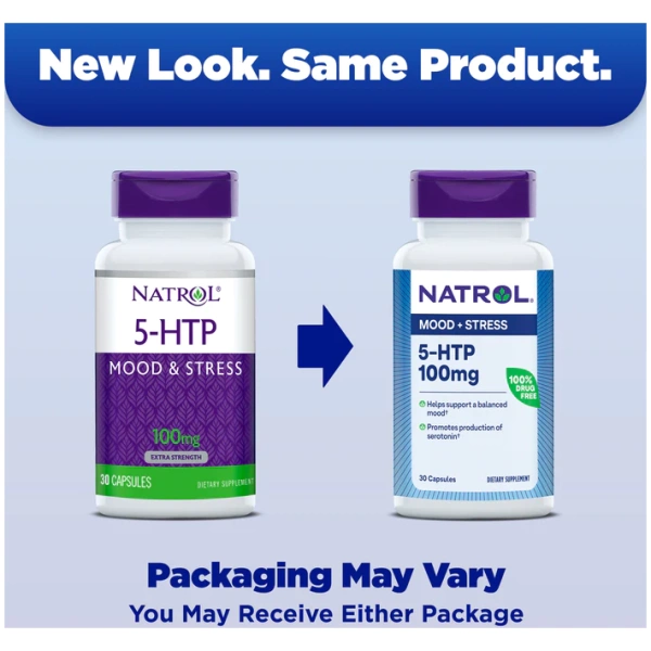 Natrol®5-HTP 5-羥基色胺酸 100mg 45粒 1.5倍包裝 高性價比！