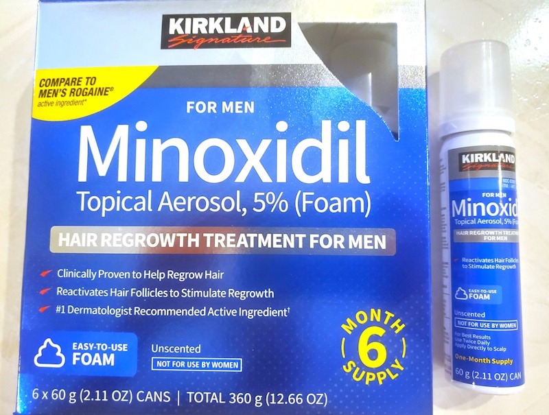 Kirkland Minoxidil Foam 新包裝