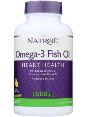 Natrol®Omega-3 Fish Oil 深海魚油檸檬味道 1000毫克 60粒